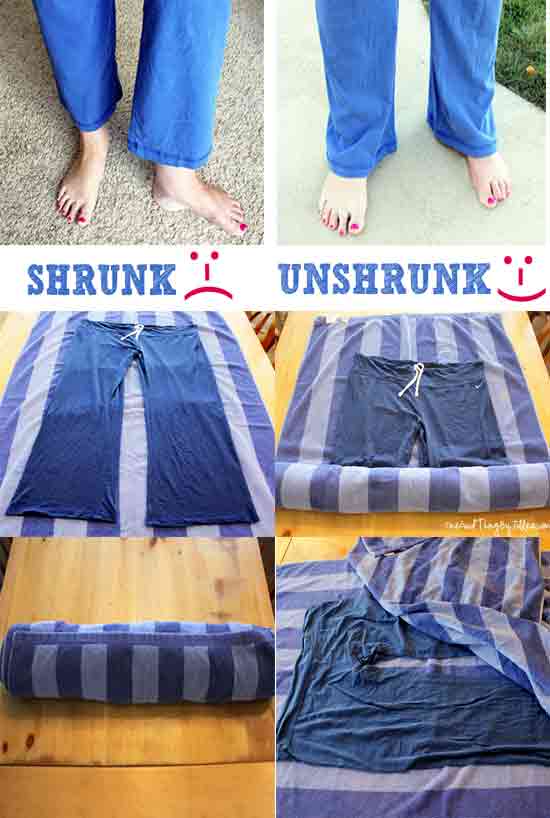 How to Unshrink your Clothes