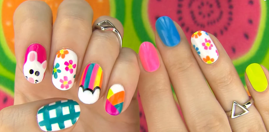 5 Nail Art Designs Even a Newbie Can Do Without any Tools | Easy Life Hacks
