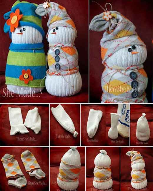snowmen-sock