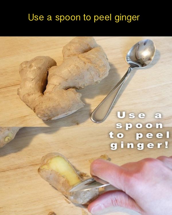 easy peel ginger