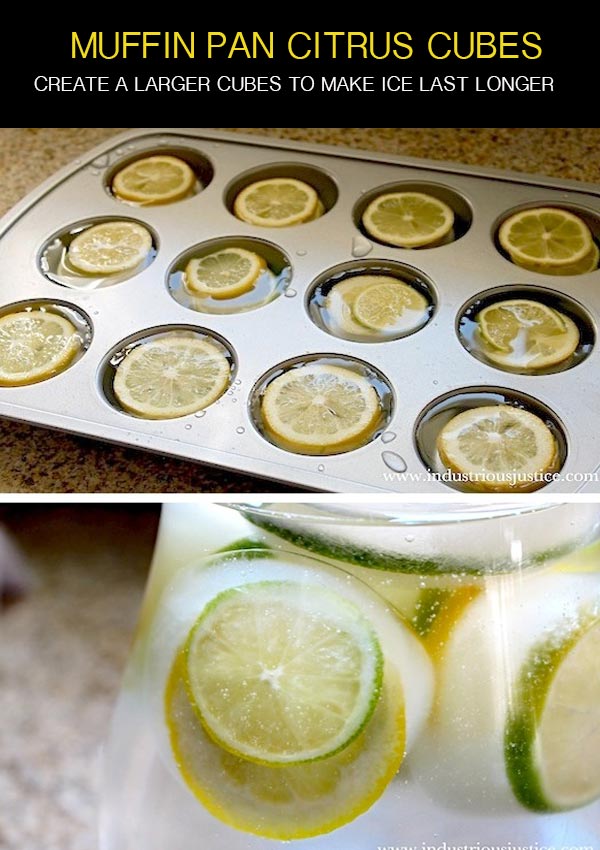 lemon lime ice cubes