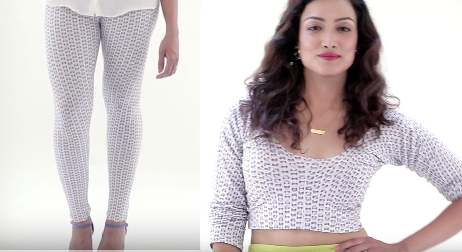 DIY: How to Turn Your Leggings into a Crop Top 