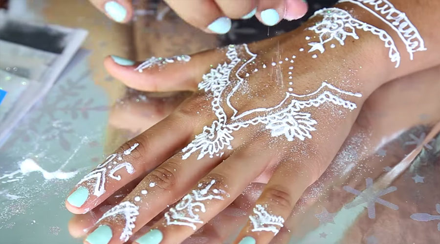 DIY White henna
