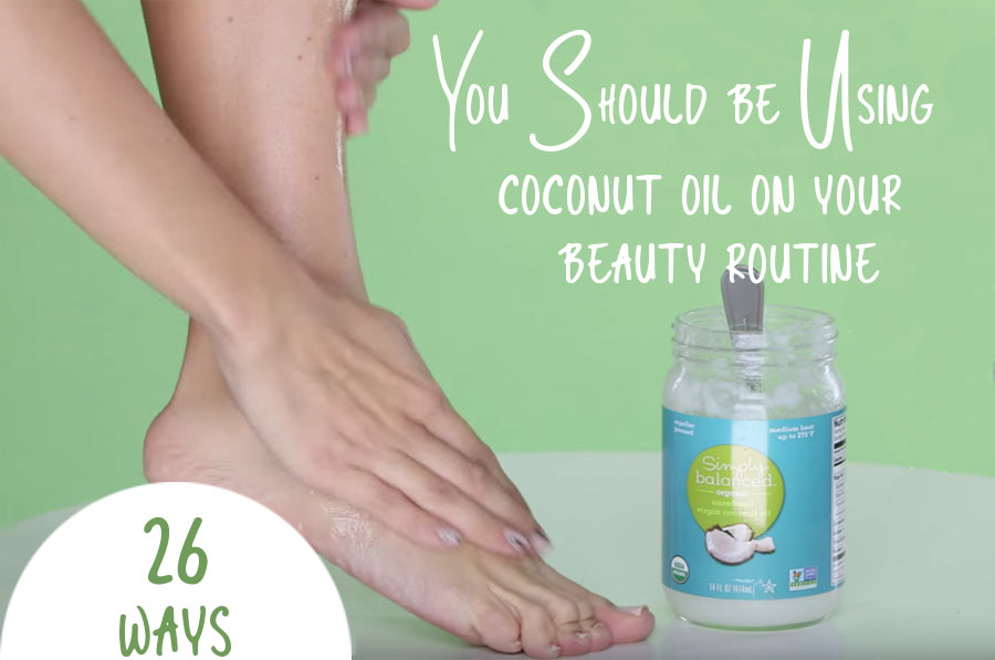 beauty uses for coconut oil